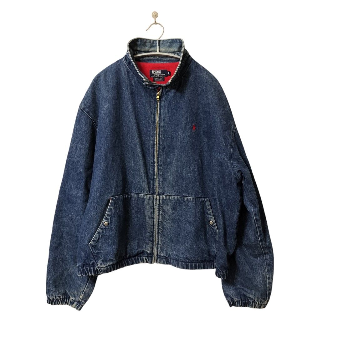 90s USA製 ポロラルフローレン デニム スイングトップ メンズXL 90s USA製 ポロラルフローレン デニム スイングトップ メンズXL