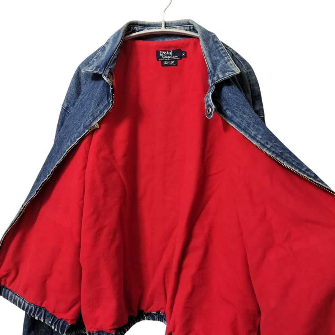 90s USA製 ポロラルフローレン デニム スイングトップ メンズXL 90s USA製 ポロラルフローレン デニム スイングトップ メンズXL