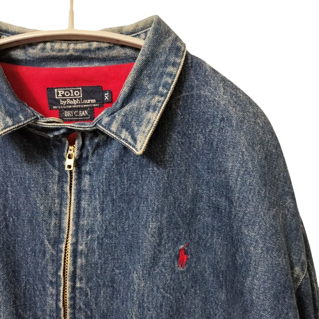 90s USA製 ポロラルフローレン デニム スイングトップ メンズXL 90s USA製 ポロラルフローレン デニム スイングトップ メンズXL