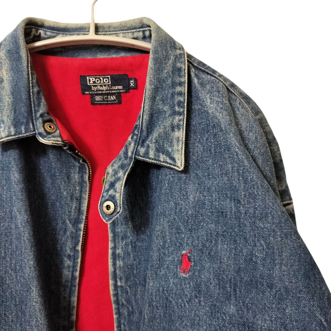 90s USA製 ポロラルフローレン デニム スイングトップ メンズXL 90s USA製 ポロラルフローレン デニム スイングトップ メンズXL