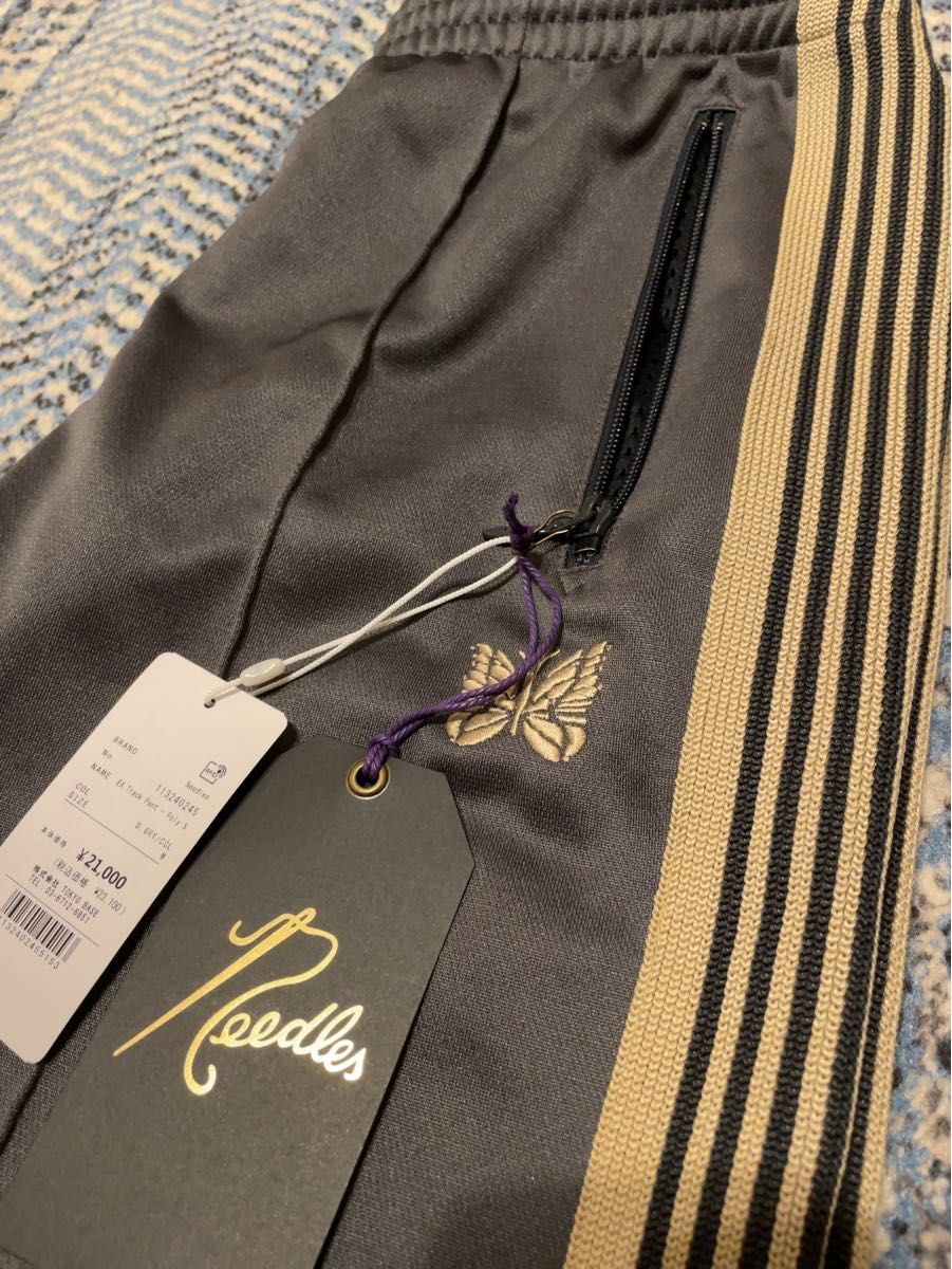 23SS Needles × Studious別注トラックパンツMサイズ グレー 23SS Needles × Studious別注トラックパンツMサイズ グレー