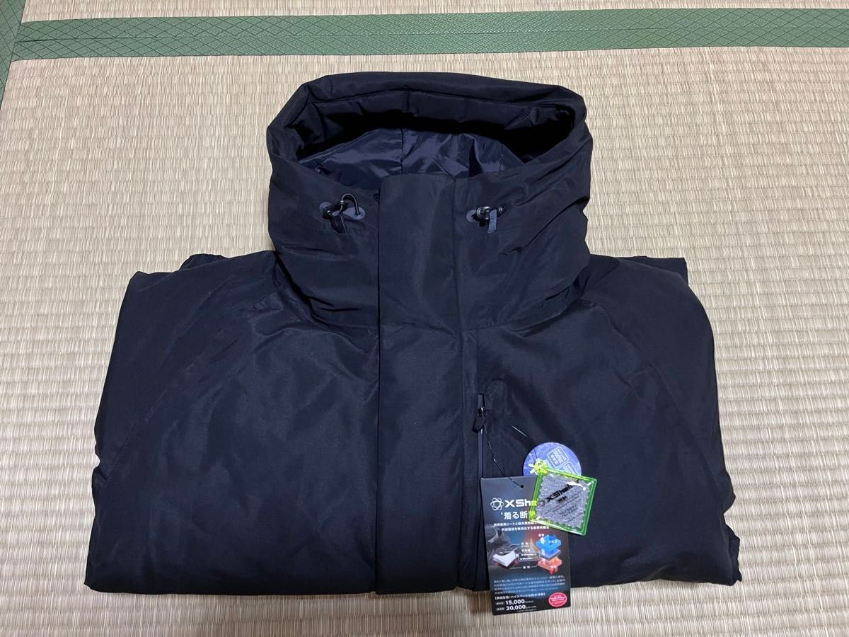 新品 エックスシェルター 断熱防水防寒ジャケット L ブラック 新品 エックスシェルター 断熱防水防寒ジャケット L ブラック