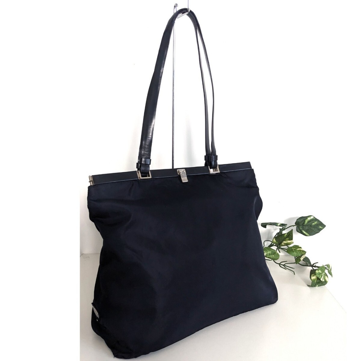 良品 PRADA オールドプラダ ヴィンテージ ナイロン レザー 良品 PRADA オールドプラダ ヴィンテージ ナイロン レザー