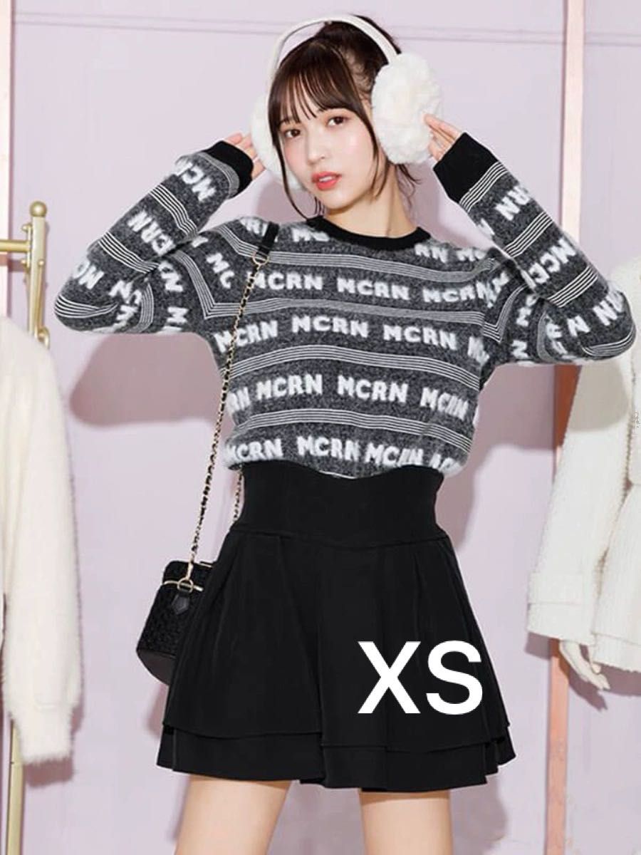 ミシェルマカロン 殿堂入り 美脚になれるスカート ブラック XS ミシェルマカロン 殿堂入り 美脚になれるスカート ブラック XS