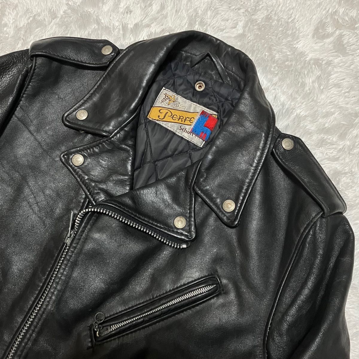 ショット ダブルライダース ジャケット ブラック 黒 SCHOTT 38 M ショット ダブルライダース ジャケット ブラック 黒 SCHOTT 38 M
