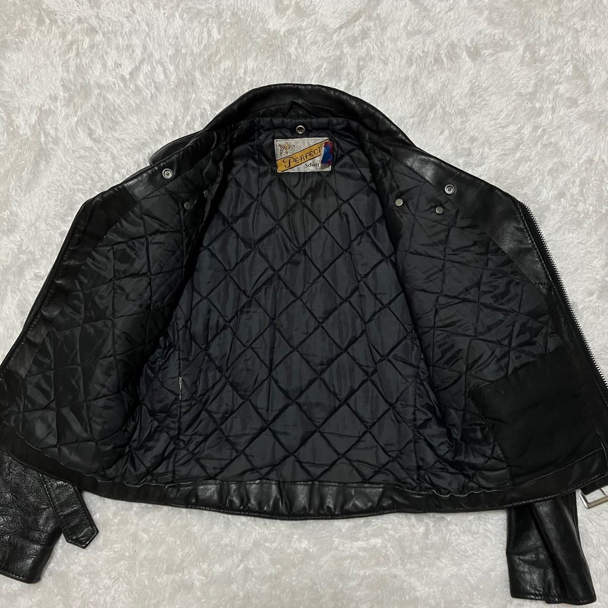 ショット ダブルライダース ジャケット ブラック 黒 SCHOTT 38 M ショット ダブルライダース ジャケット ブラック 黒 SCHOTT 38 M