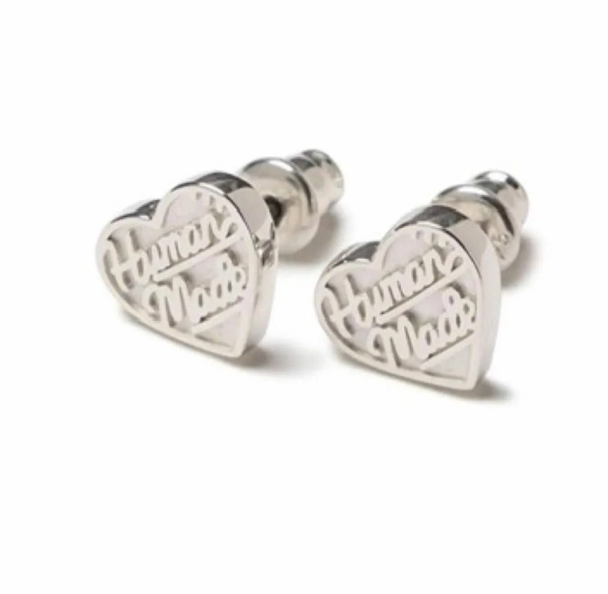 HUMAN MADE Heart Silver Earrings HUMAN MADE Heart Silver Earrings
