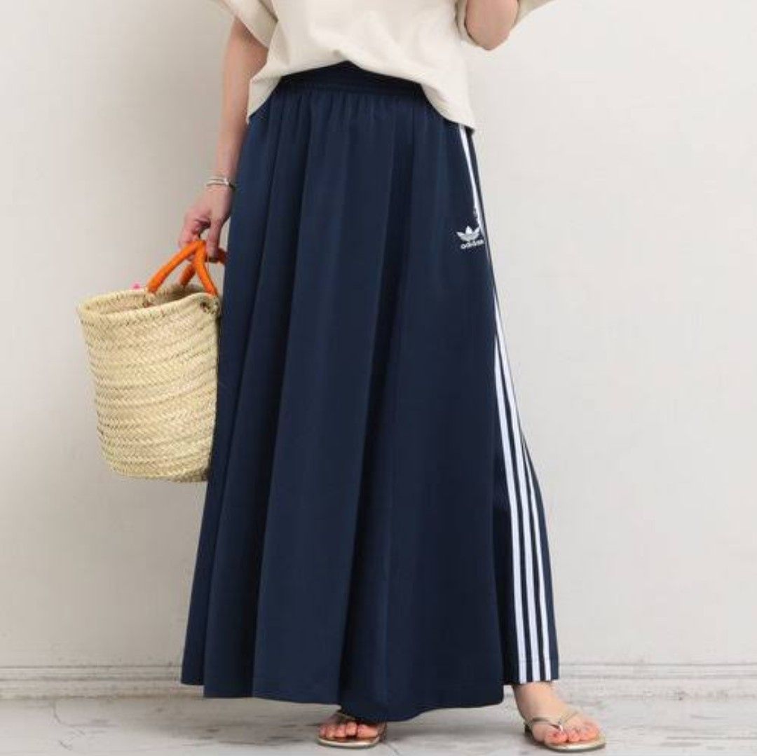 adidas アディダス LONG SATIN SKIRT ロング サテン スカート adidas アディダス LONG SATIN SKIRT ロング サテン スカート