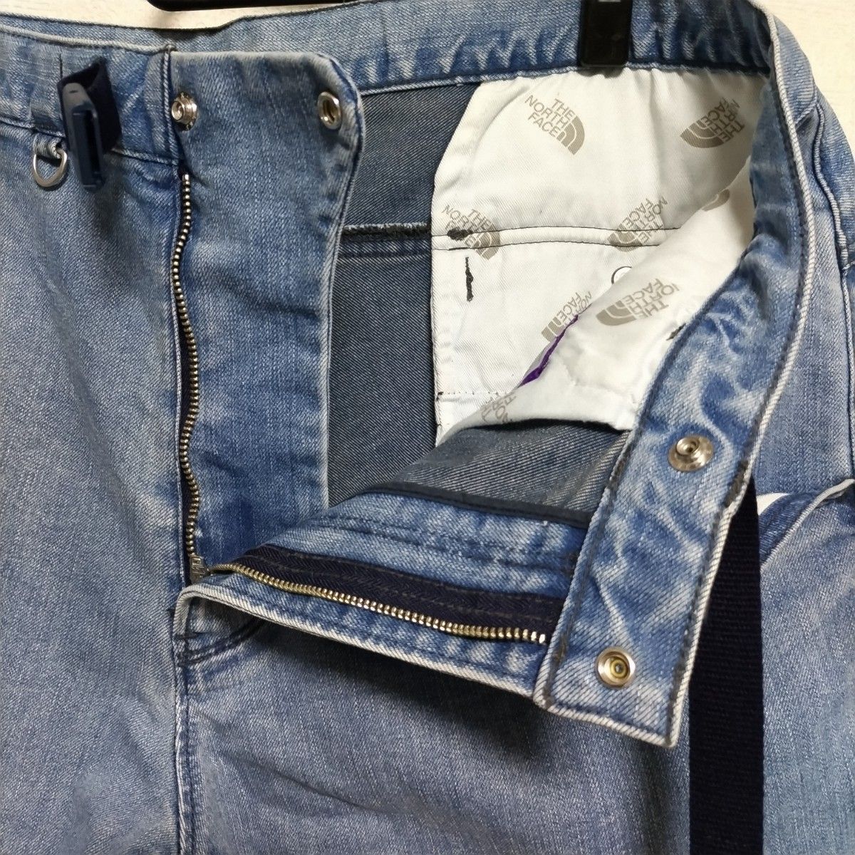 THE NORTH FACE ザノースフェイス WEBBING BELT DENIM PANT THE NORTH FACE ザノースフェイス WEBBING BELT DENIM PANT