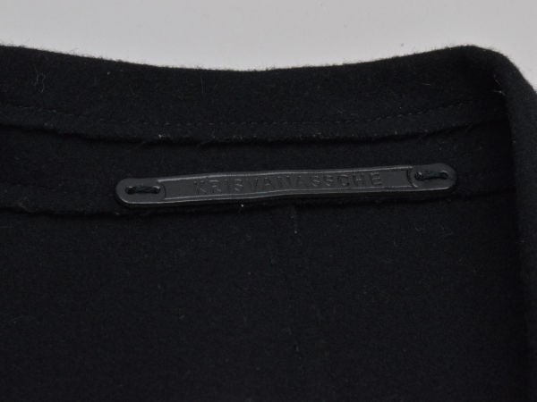 クリスヴァンアッシュ KRIS VAN ASSCHE テーラードジャケット 46サイズ ブラック イタリア製 メンズ F-L5968_画像5