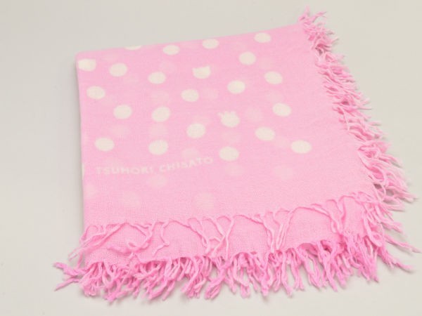  Tsumori Chisato TSUMORI CHISATO cat dot stole / muffler Pink Lady -sF-MR1046