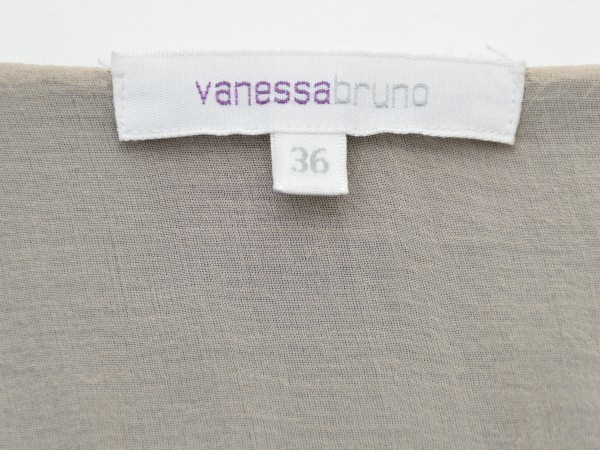 Vanessa Bruno vanessabruno silk 100% One-piece 36 size black lady's F-M8444