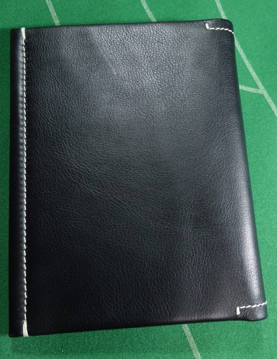 □ハンティングワールド イタリアン クロームレザー パスポート スマホ ケース トラベルウォレット ブラック iPhone 14 15対応 未使用!!!□_画像2