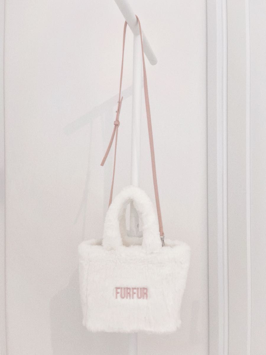 FURFUR エコファートートバッグ USAGIONLINE 10周限定カラー WHT FURFUR エコファートートバッグ USAGIONLINE 10周限定カラー WHT