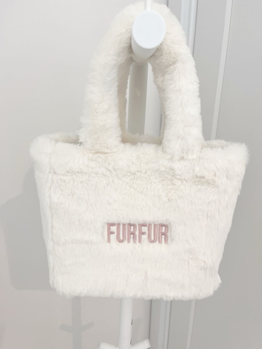 FURFUR エコファートートバッグ USAGIONLINE 10周限定カラー WHT FURFUR エコファートートバッグ USAGIONLINE 10周限定カラー WHT