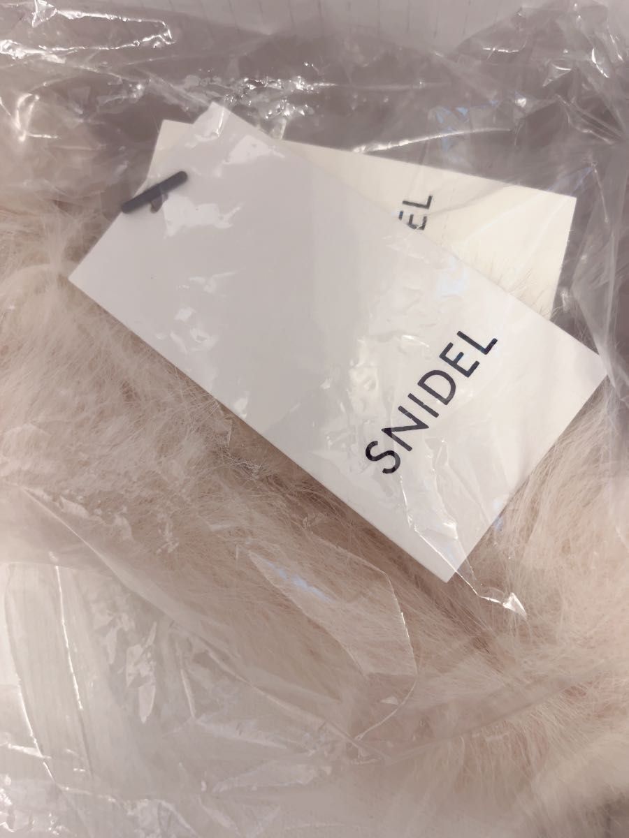SNIDEL 【USAGI ONLINE限定】エコファースリーブニットプル SNIDEL 【USAGI ONLINE限定】エコファースリーブニットプル