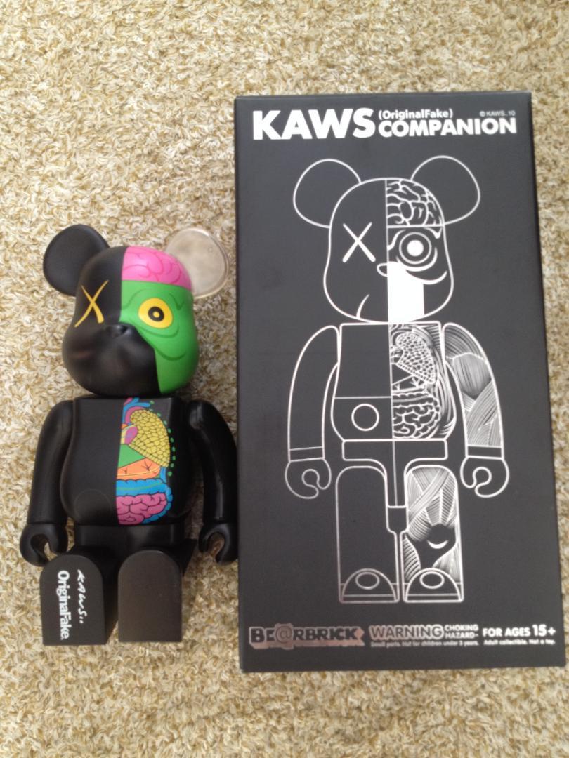 MEDICOM TOY BE@RBRICK 400％ Original Fake KAWS COMPANION