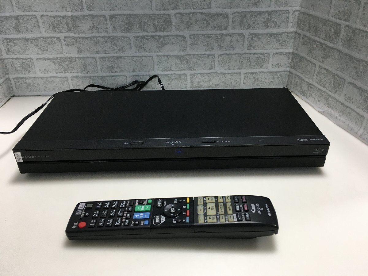 SHARP　BDレコーダー　2016年制　BD-NW510　中古品9228