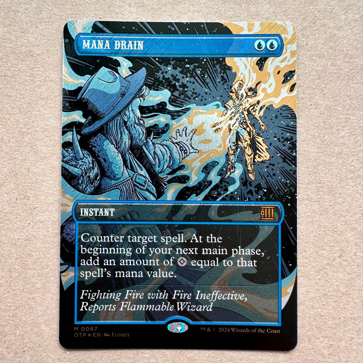 マナ吸収 foil テクスチャー マナ吸収/Mana Drain テクスチャーfoil