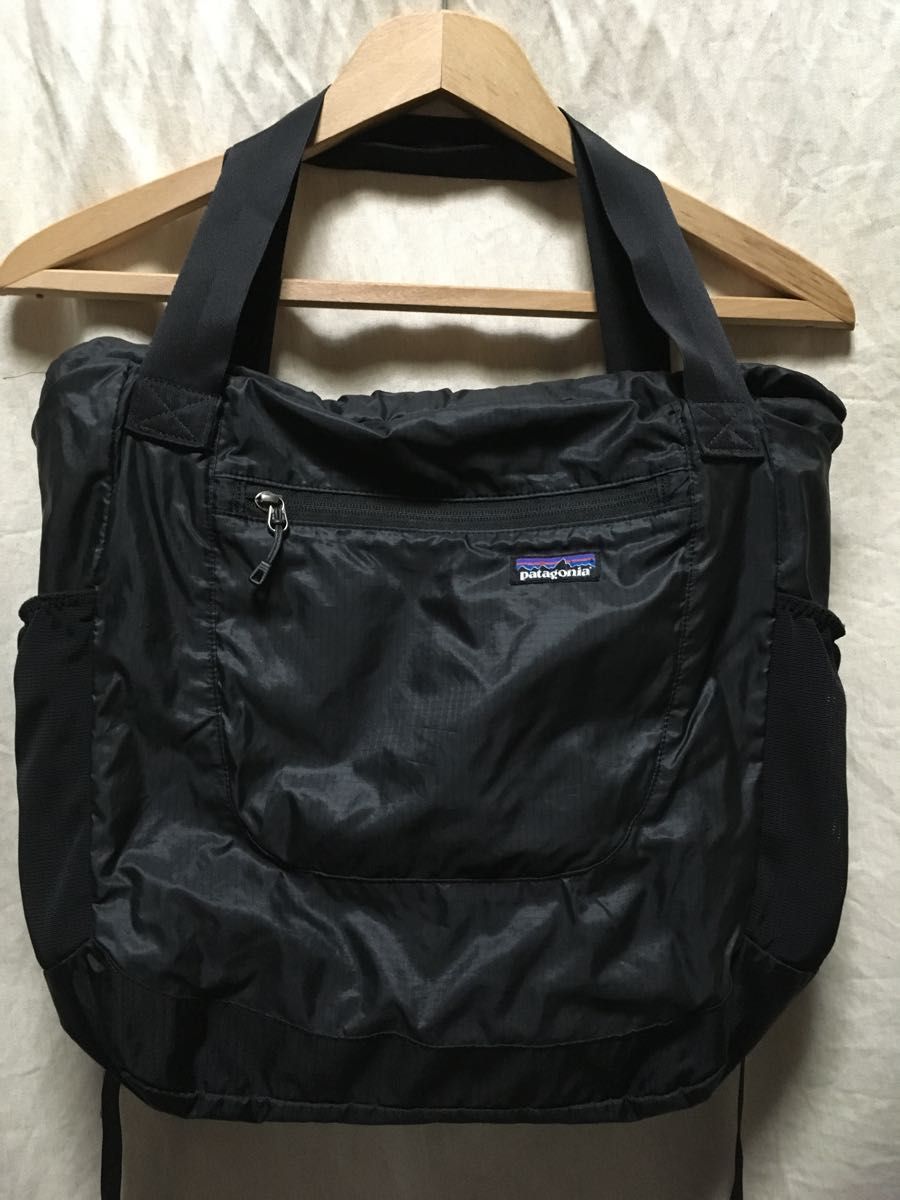 patagonia 旧 ライトウェイトトラベルトート SP13 ブラック 廃番 patagonia 旧 ライトウェイトトラベルトート SP13 ブラック 廃番