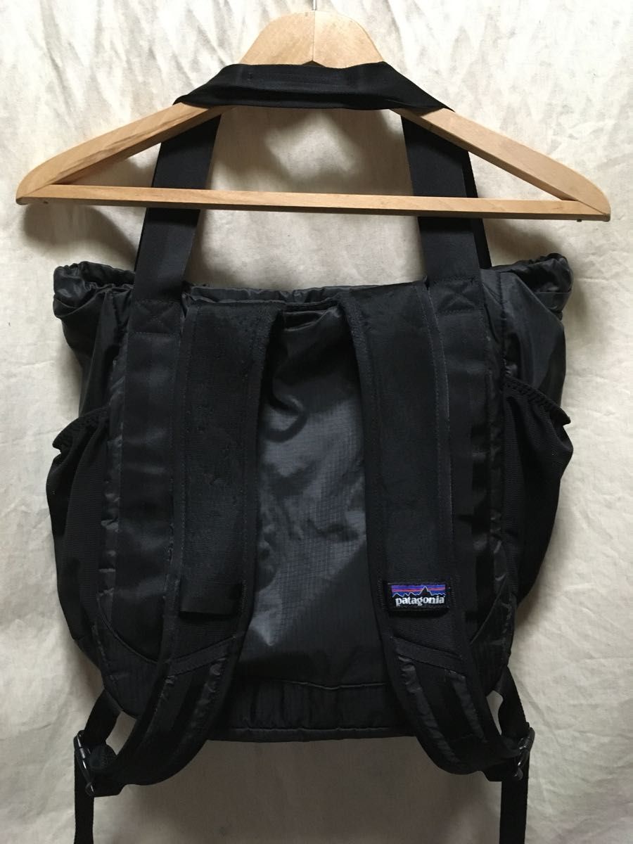 patagonia 旧 ライトウェイトトラベルトート SP13 ブラック 廃番 patagonia 旧 ライトウェイトトラベルトート SP13 ブラック 廃番