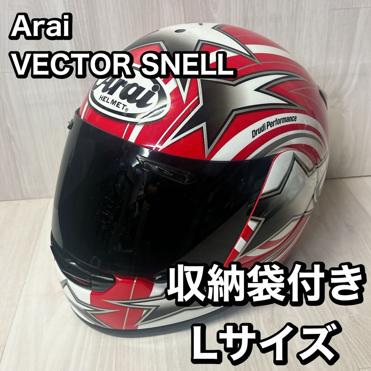 Arai VECTOR SNELL ベクター アライ フルフェイス ヘルメット L Arai VECTOR SNELL ベクター アライ フルフェイス ヘルメット L