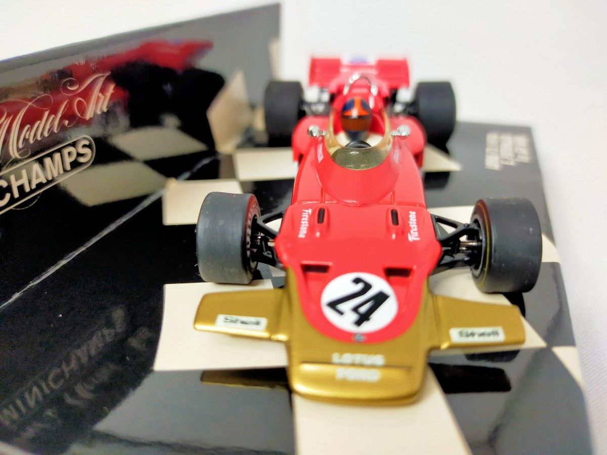 絶版 】 ミニチャンプス 1/43 ロータス 72 #24 1970年 絶版 】 ミニチャンプス 1/43 ロータス 72 #24 1970年