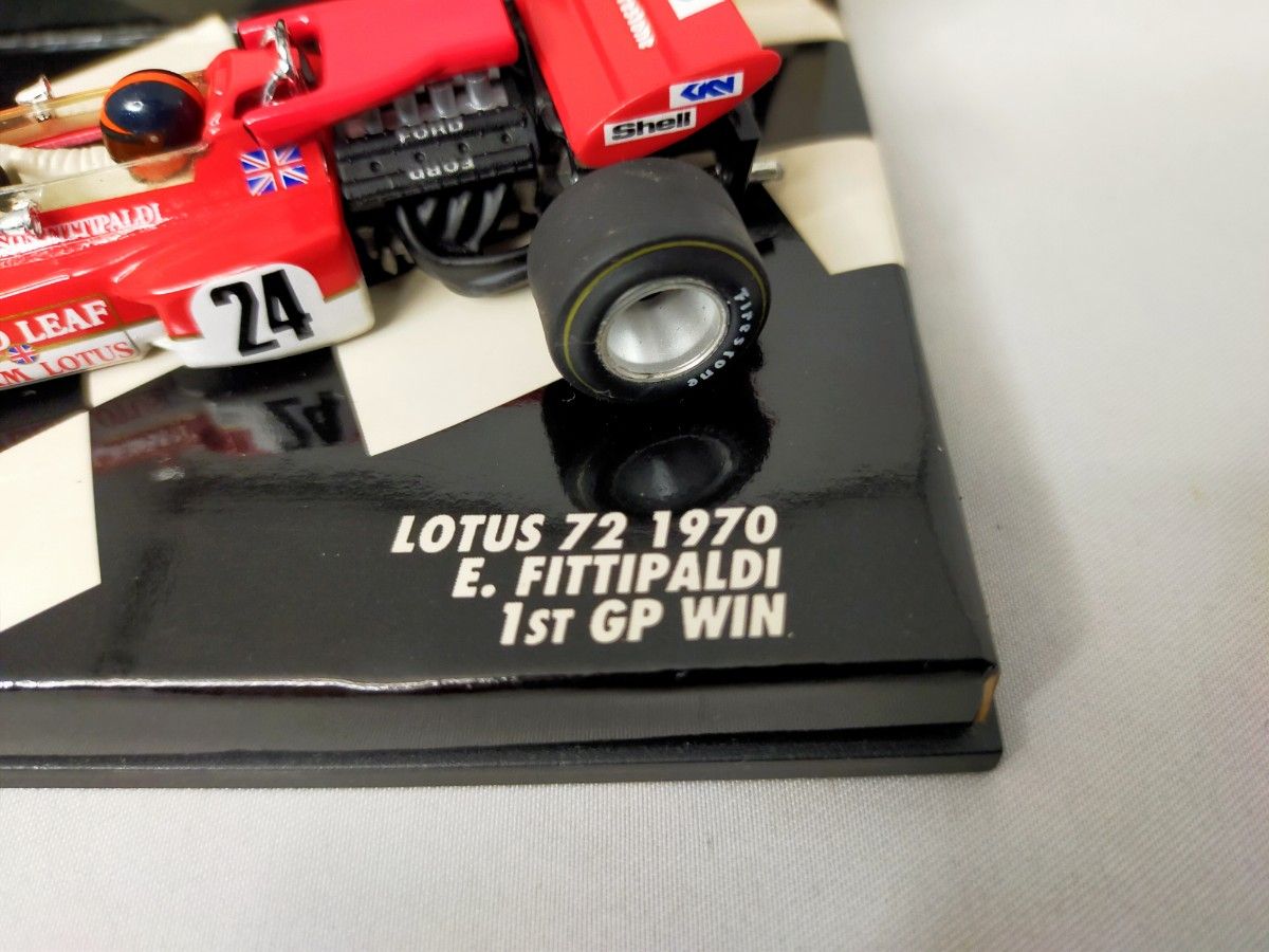 絶版 】 ミニチャンプス 1/43 ロータス 72 #24 1970年 絶版 】 ミニチャンプス 1/43 ロータス 72 #24 1970年