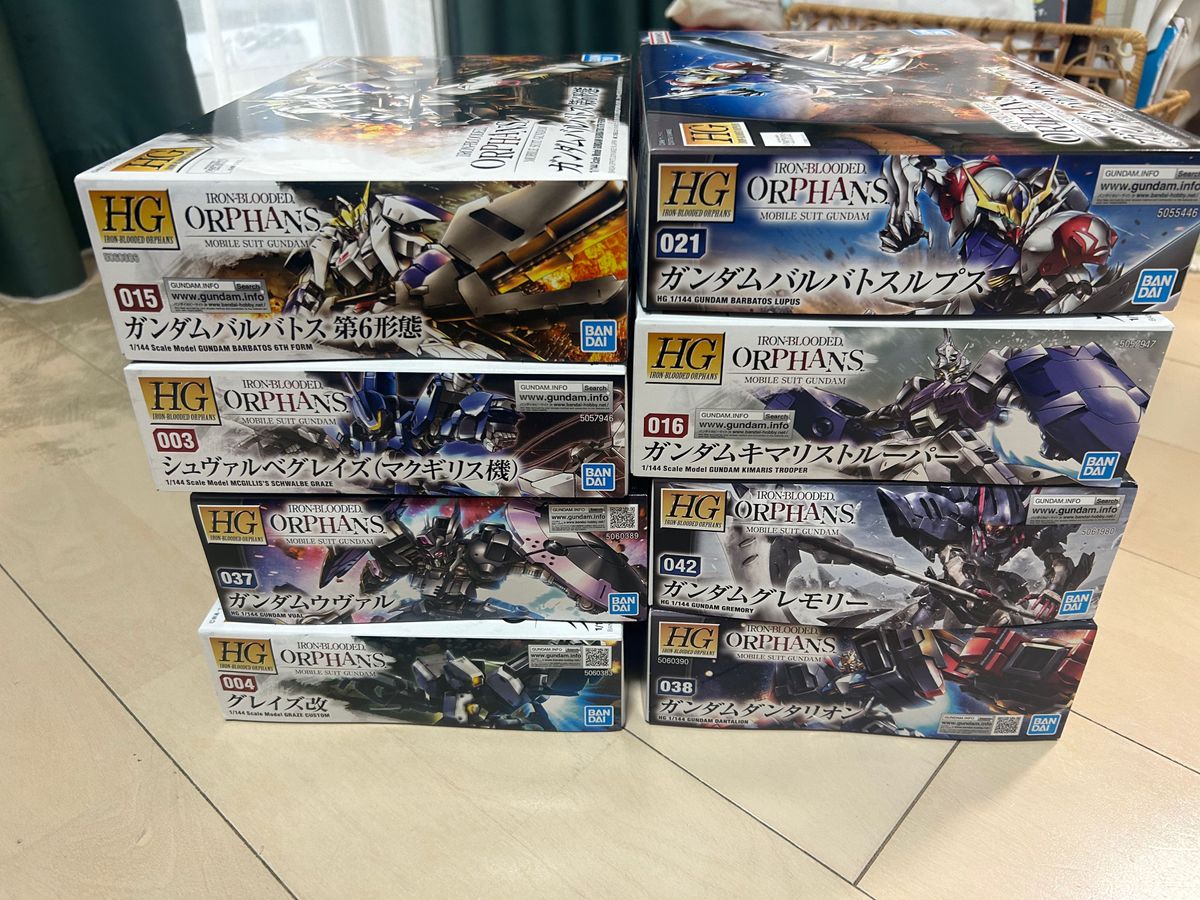 ガンプラ 未組立 HG1/144 鉄血のオルフェンズ 8点セット|Yahoo ガンプラ 未組立 HG1/144 鉄血のオルフェンズ 8点セット|Yahoo