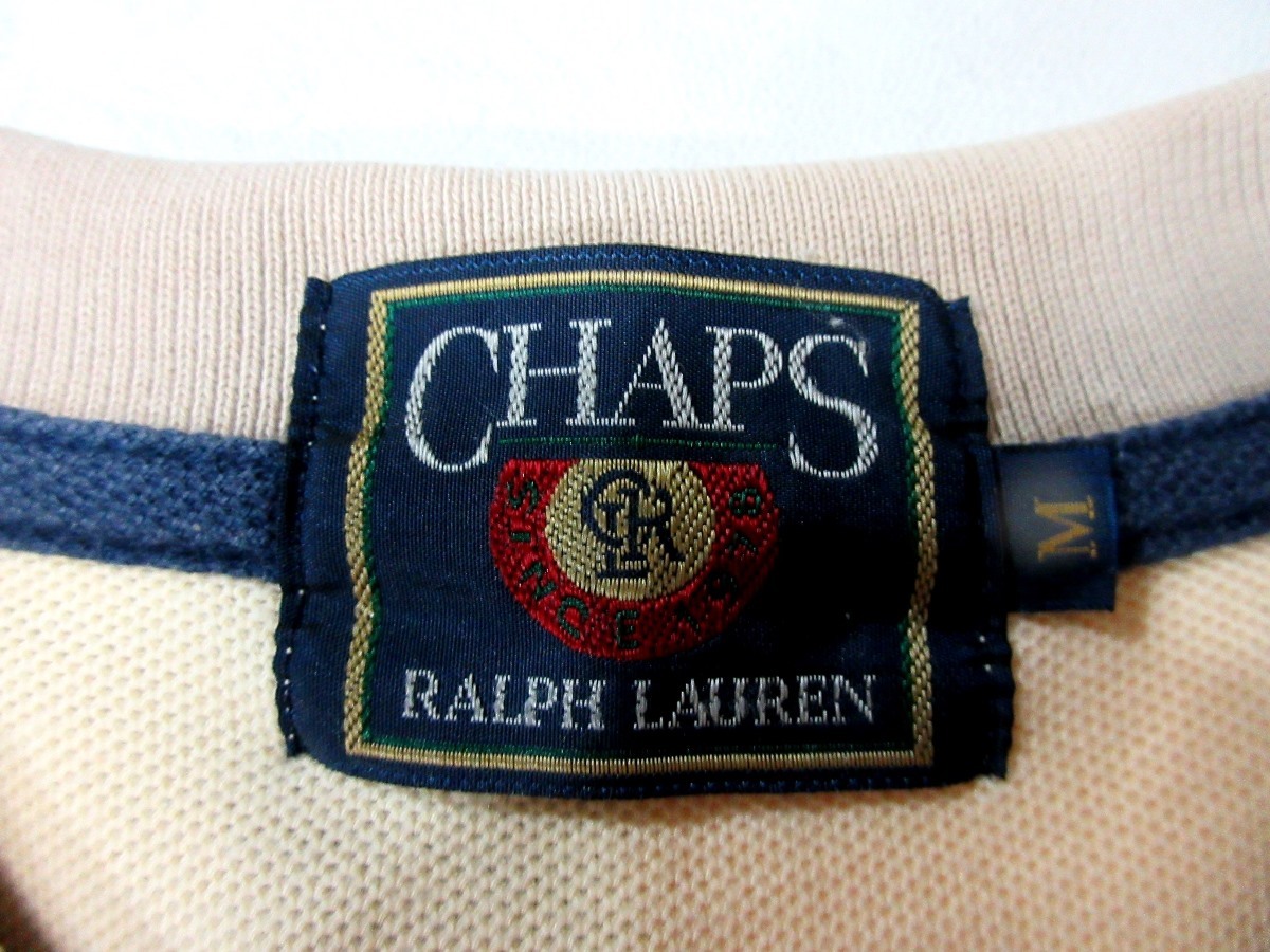 CHAPS RALPH LAUREN チャップス ラルフローレン ゴルフ 半袖 ロゴ ポロシャツ_画像4