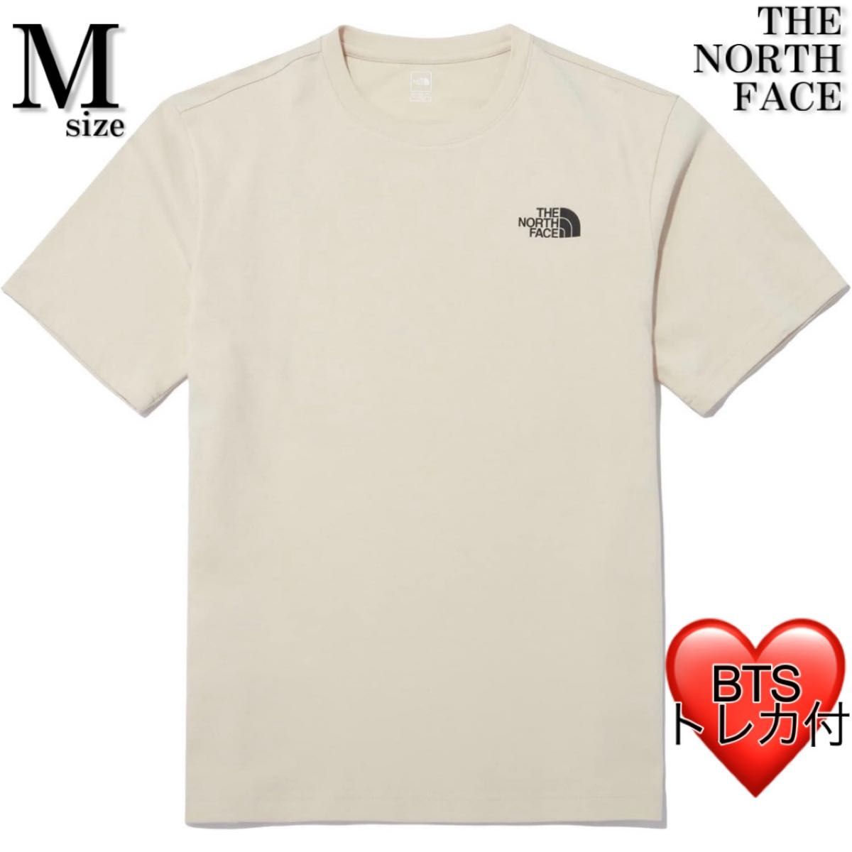 【新品】ノースフェイス 韓国限定 BTS V テテ着用 Tシャツ ベージュ M