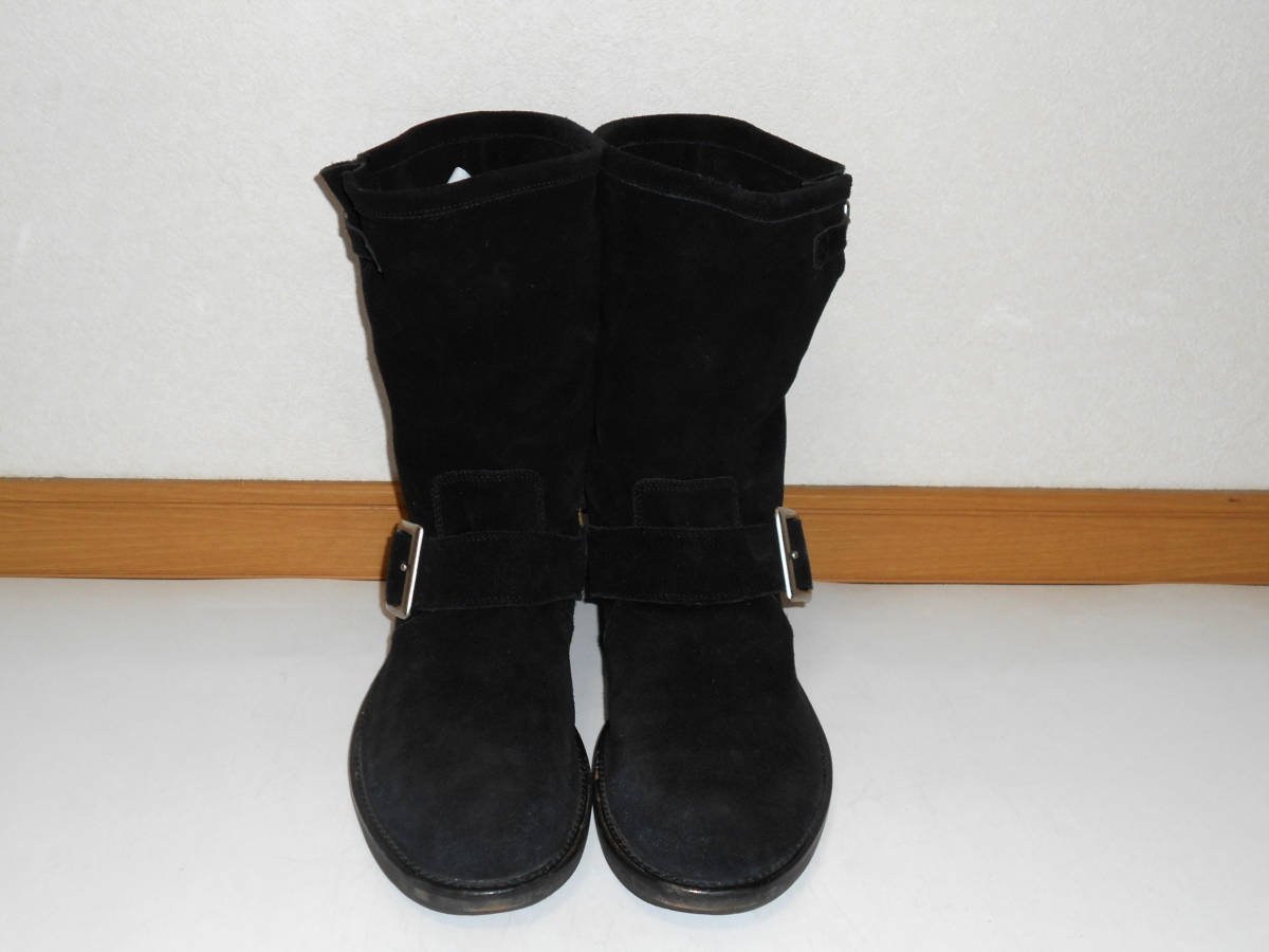 whoop-de-doo hoop tidu original leather suede leather engineer boots black 43 (3F is 