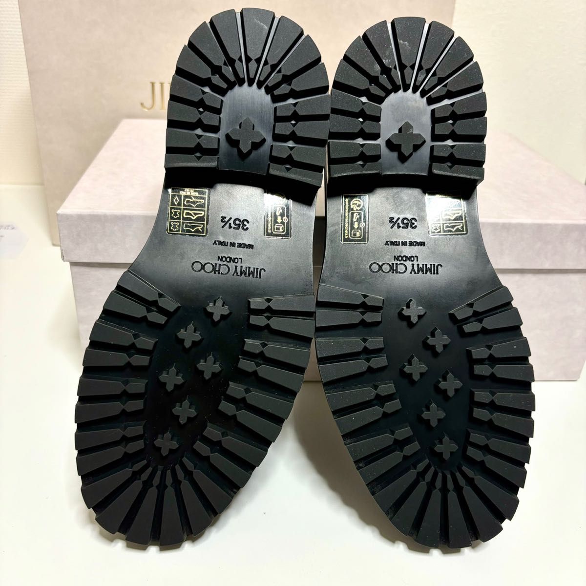 要事前在庫確認】JIMMY CHOO ジミーチュウ ローファー 35 1/2 要事前在庫確認】JIMMY CHOO ジミーチュウ ローファー 35 1/2