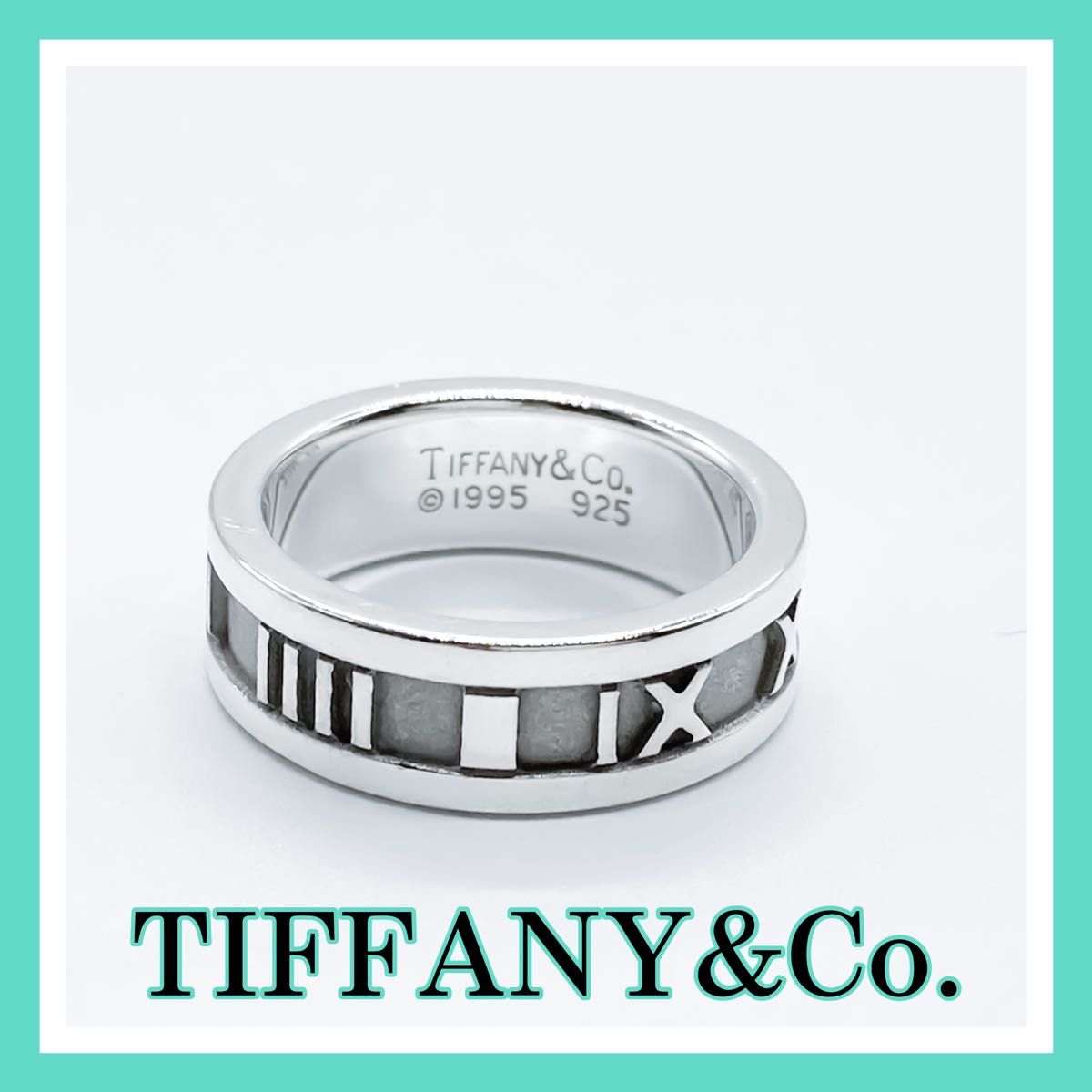 TIFFANY&Co ティファニー アトラス リング 約8号 シルバー 925 TIFFANY&Co ティファニー アトラス リング 約8号 シルバー 925