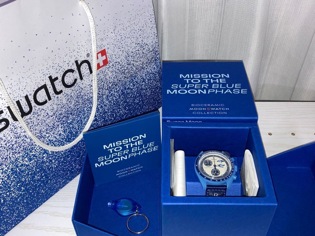 オメガ スウォッチ OMEGA Swatch Mission to The Super Blue オメガ スウォッチ OMEGA Swatch Mission to The Super Blue