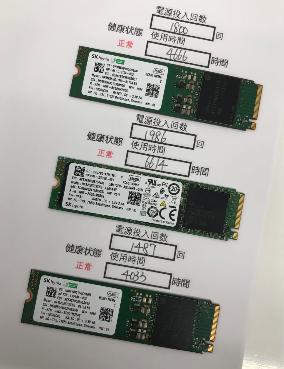 10307中古品 SSD 2280 NVME 256GB 10枚動作確認済み 返品返金 10307中古品 SSD 2280 NVME 256GB 10枚動作確認済み 返品返金