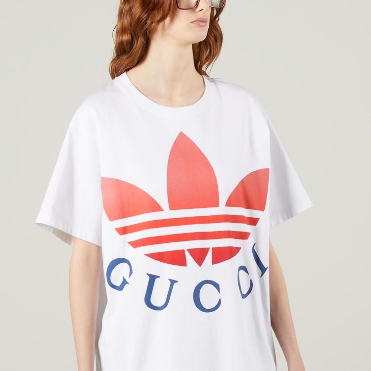 新品タグ付き GUCCI adidas グッチ Tシャツ M GUCCI × adidas グッチ×アディダス Tシャツ Sサイズ|Yahoo