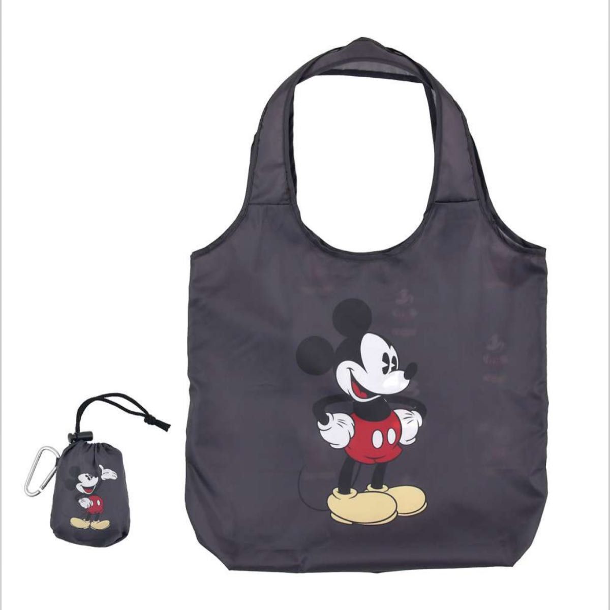 ミッキーマウス カラビナ付きぬいぐるみDisneyエコバッグ ディズニーストア ミッキー ショッピングバッグ・エコバッグ