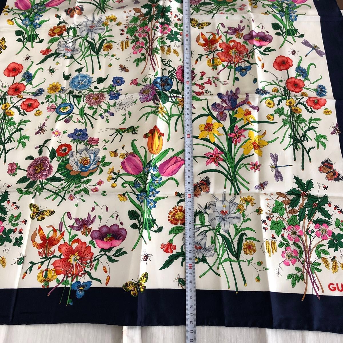 GUCCI スカーフ グッチ 花柄 蝶 トンボ 昆虫|Yahoo!フリマ(旧 GUCCI スカーフ グッチ 花柄 蝶 トンボ 昆虫|Yahoo!フリマ(旧