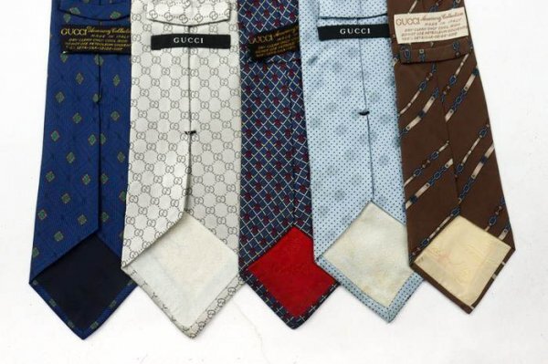  Gucci GG pattern fine pattern pattern check pattern chain pattern dot pattern etc. men's brand necktie 5 point set set sale large amount .ts10526