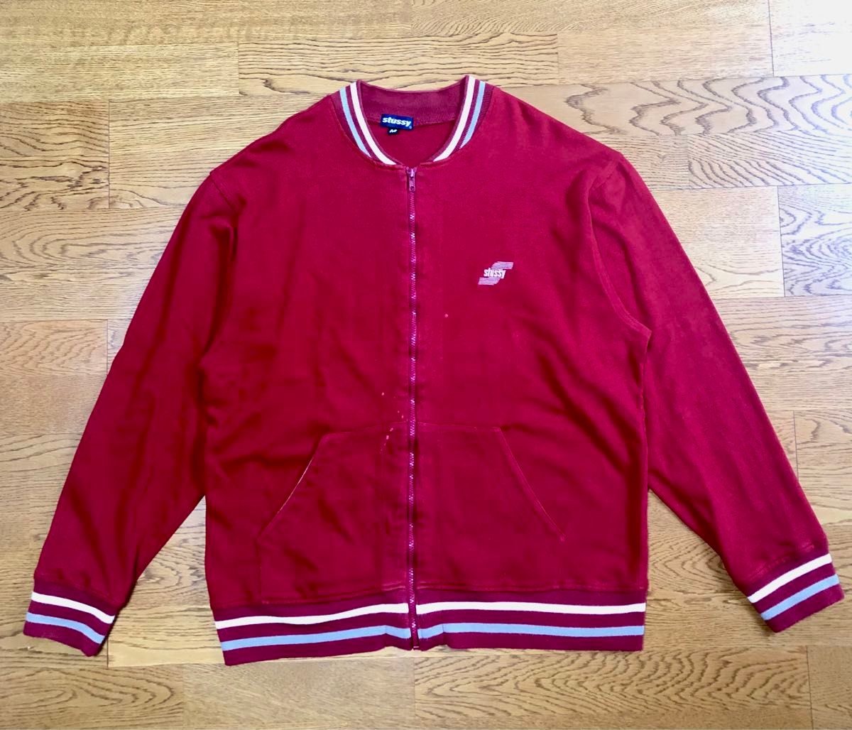 old stussy 90s USA 紺タグ スウェット スタジャン トレーナー old stussy 90s USA 紺タグ スウェット スタジャン トレーナー