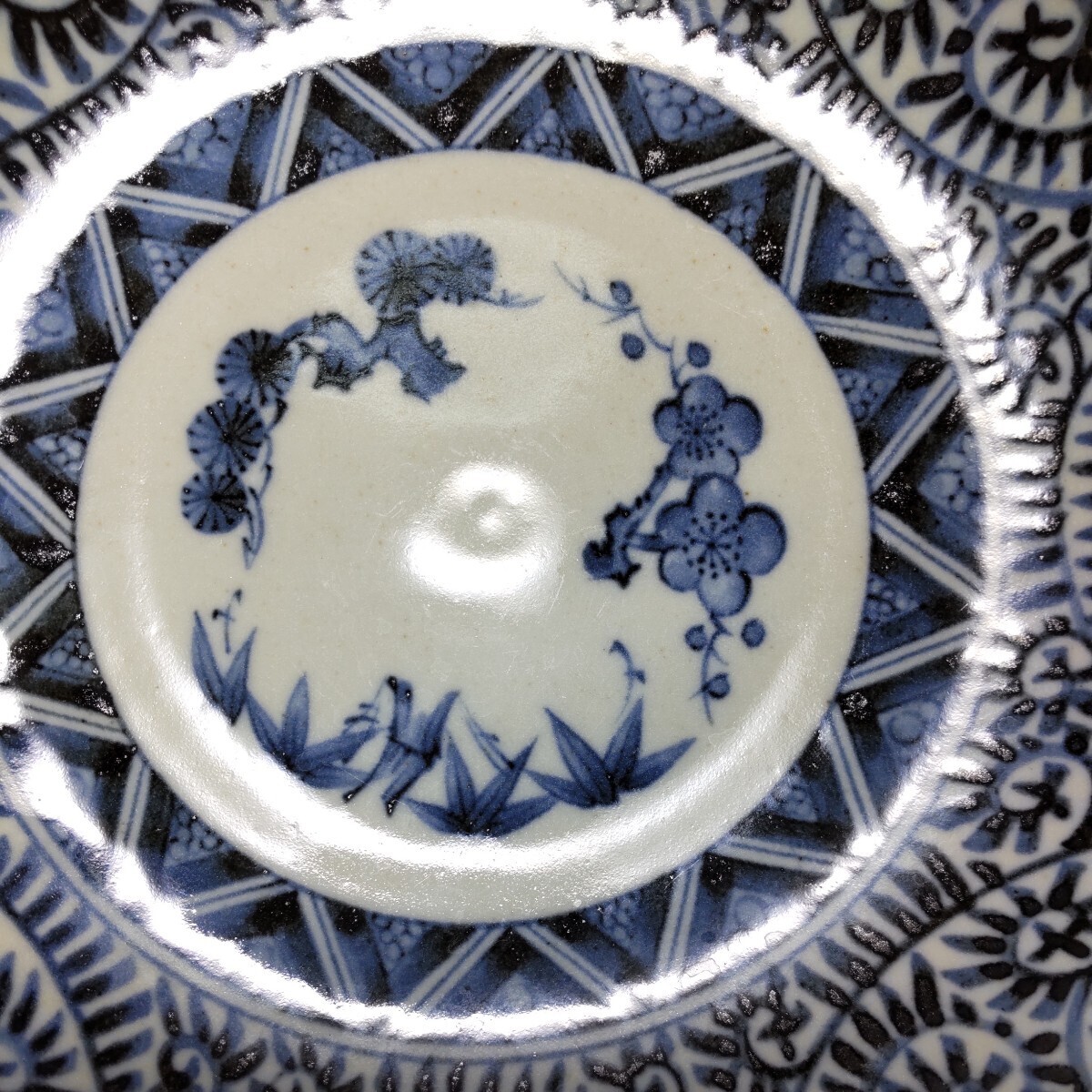 雑貨 食器 藍染蔵 蛸唐草文鉢 古伊万里 染付 和食器 深鉢 盛皿 雑貨 食器 藍染蔵 蛸唐草文鉢 古伊万里 染付 和食器 深鉢 盛皿