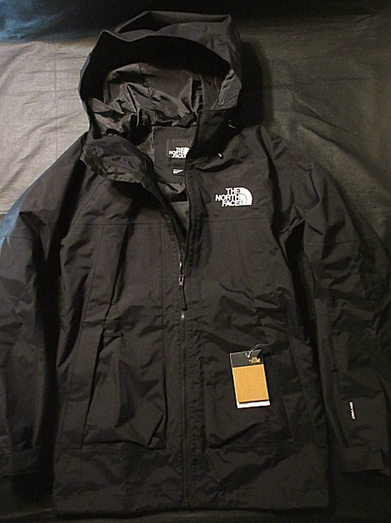本物正規◆ノースフェイス◆マウンテン パーカー スノーボード対応 BALFRON JACKET■XL■黒■新品■JK3 レイン ジャケット ビッグロゴ