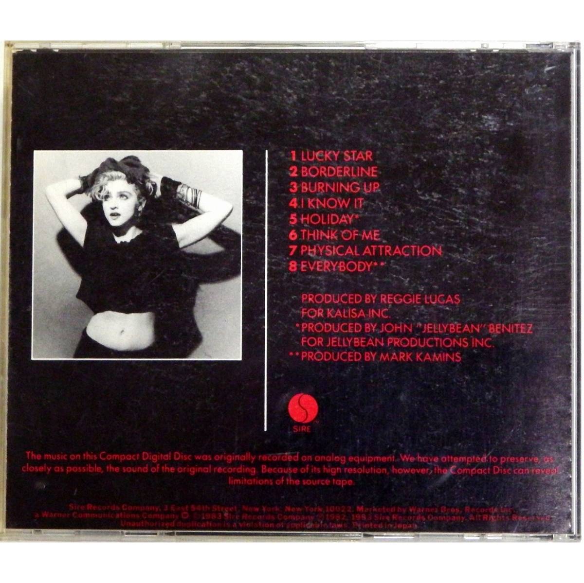 Madonna / Madonna ◇ マドンナ / バーニング・アップ ◇ ファースト・アルバム ◇ 国内盤 ◇8810_画像4