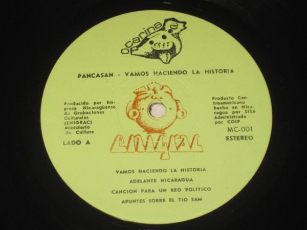 GRUPO PANCASAN - Vamos Haciendo La Historia! /ニカラグア/ラテン/民族音楽/フォーク/ニカラグア盤LPレコード_画像3