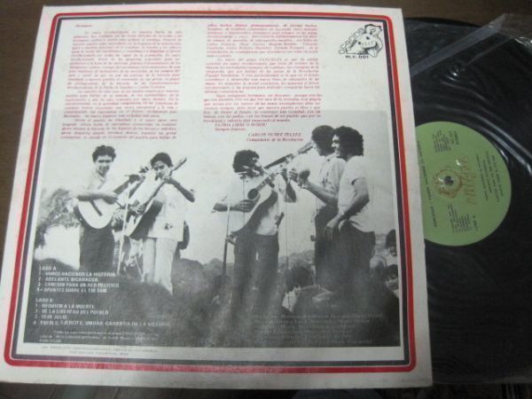 GRUPO PANCASAN - Vamos Haciendo La Historia! /ニカラグア/ラテン/民族音楽/フォーク/ニカラグア盤LPレコード_画像2