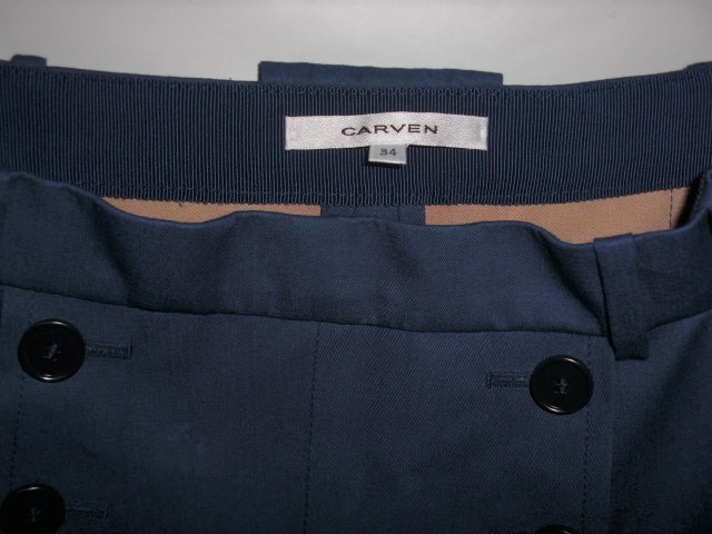 ゆうパック(おてがる版)送料込・カルヴェン CARVEN ・レディース・スカート・サイズ34・USEDです