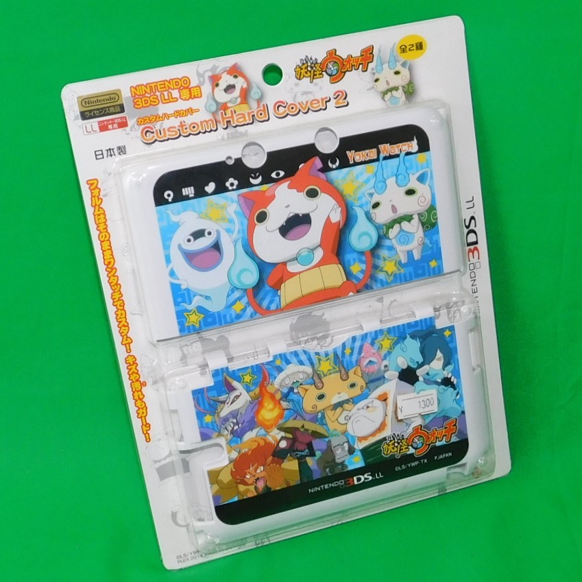 387 未使用Nintendo 3DS LL 専用カスタムハードカバー妖怪ウォッチ任天堂ライセンス商品日本代购,买对网