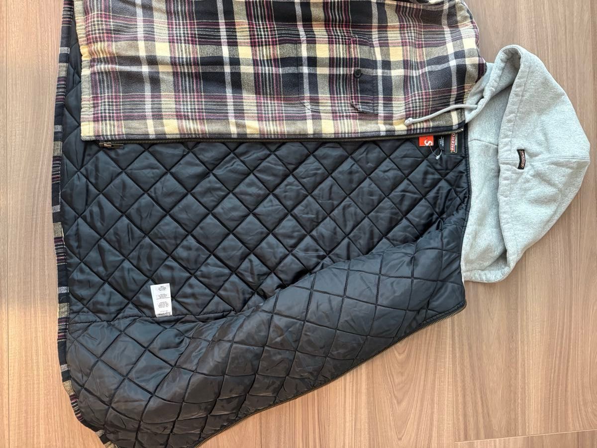 Supreme x Dickies Plaid Hooded Zip Up Shirt Supreme x Dickies Plaid Hooded Zip Up Shirt
