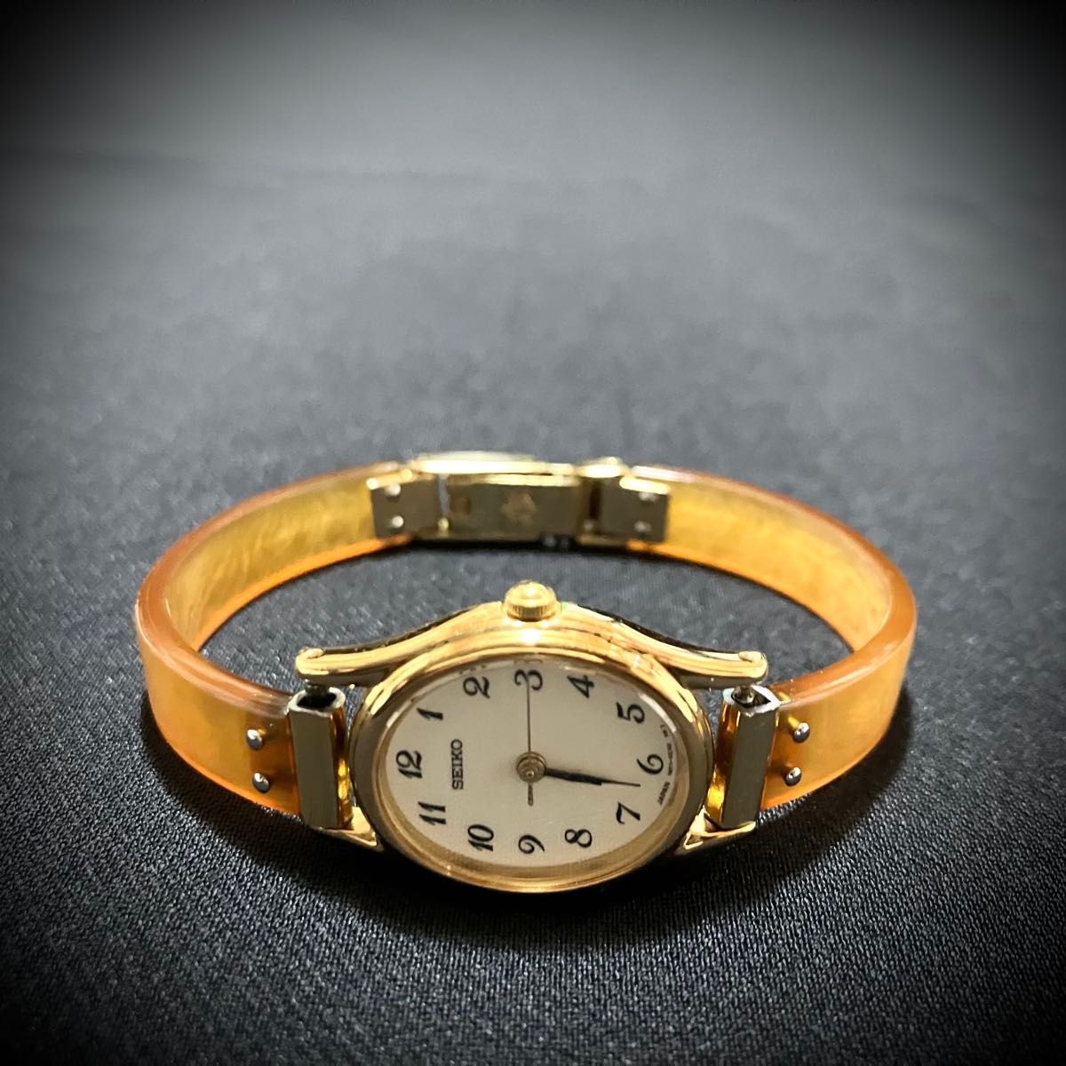 brain 白甲 鼈甲 べっ甲 SEIKO 耐磁 5気圧防水 替え牛革ベルト brain 白甲 鼈甲 べっ甲 SEIKO 耐磁 5気圧防水 替え牛革ベルト